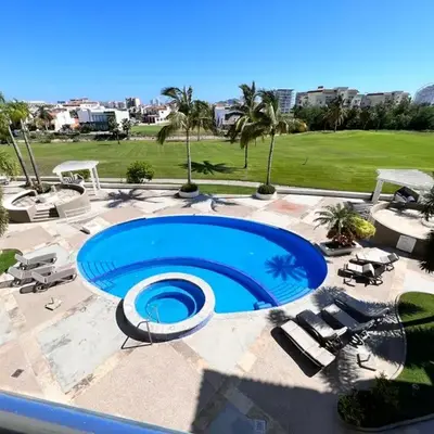 Golf Course View Apartment in Mazatlan