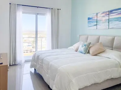 Plano de Apartment for 8 behind el malecon with a pool