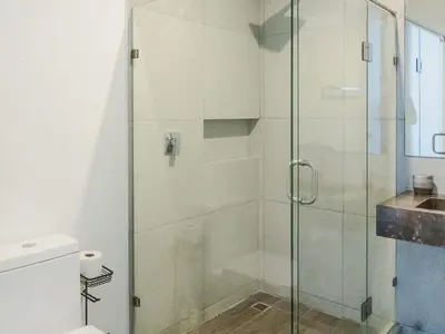Plano de Modern apartment in Sabalo with pool & grill