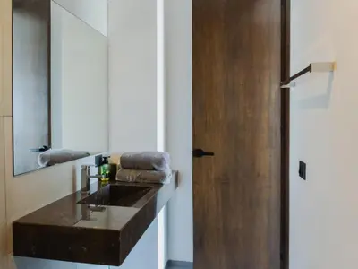 Plano de Modern apartment in Sabalo with pool & grill