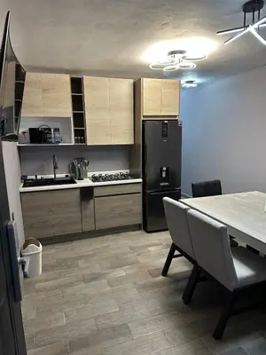 Una cocina o zona de cocina en Depa nuevo y equipado en Saltillo 2 recámaras