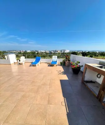 Un balcón o terraza de Marina Azul - Sábalo Country 1 Min Playas