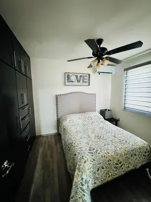 Cama o camas de una habitación en Cómoda casa en Saltillo