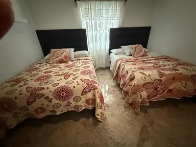 Cama o camas de una habitación en Casa Villa Bonita