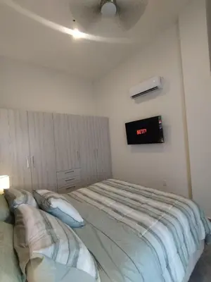Cama o camas de una habitación en MAZATLAN Departamento