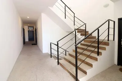 Plano de Acogedor departamento con balcon y alberca en roof