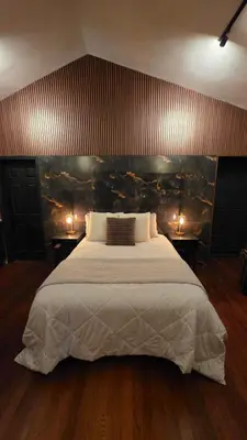 Cama o camas de una habitación en Luxury Suites Tokio a 100 mts del consulado