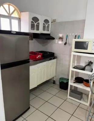 Plano de Suite 8 de dos camas con cocina y balcon Zona Dorada a pocos pasos de la playa No contamos con estacionamiento