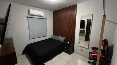 Cama o camas de una habitación en Bonita casa de lujo