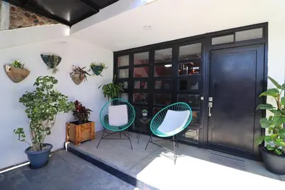 Zona de estar de Departamento en centro histórico de Mazatlán