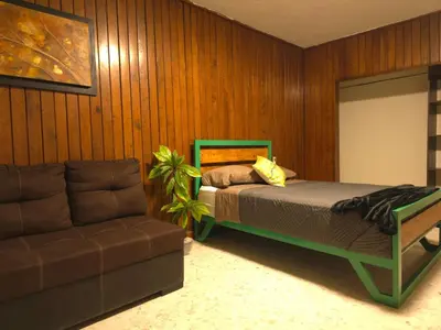 Cama o camas de una habitación en Habitación en renta