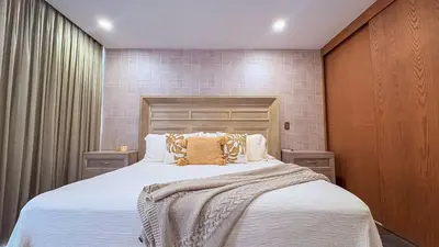 Cama o camas de una habitación en Boca de Cielo · Malecón · Vistas al Mar