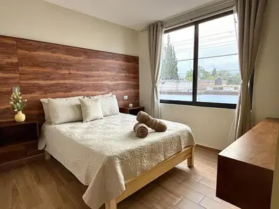 Cama o camas de una habitación en Nice central apartment