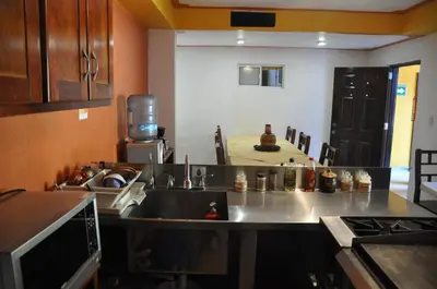 Una cocina o zona de cocina en Hotel Ecológico Temazcal