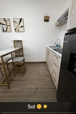 Una cocina o zona de cocina en Departamento Sol