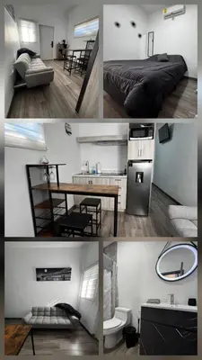 Cama o camas de una habitación en Departamento LUNA