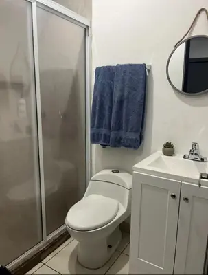 Un baño de Casa de Relajación
