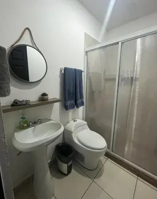 Un baño de Casa de Relajación
