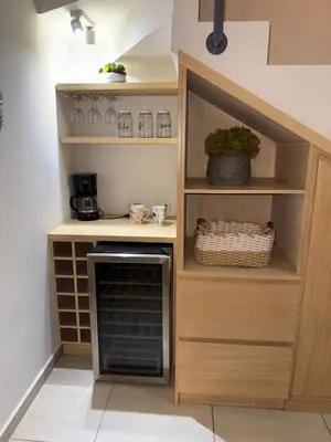 Una cocina o zona de cocina en Casa amueblada a 5 minutos de la playa