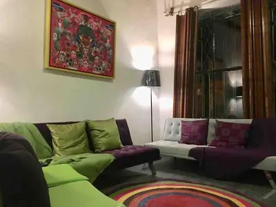 Zona de estar de La Casa deVid
