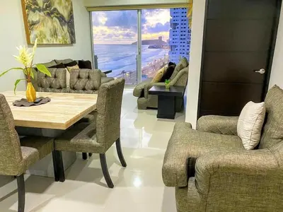 Zona de estar de Condominio Portico