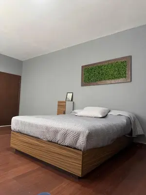 Cama o camas de una habitación en Departamento Moderno y Centrico check in autonomo no necesitas llaves