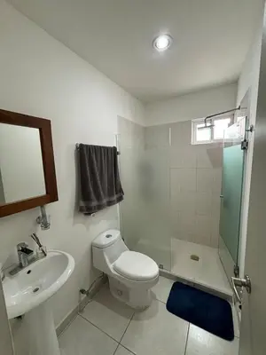 Un baño de Departamento en privada en Mazatlan, con alberca