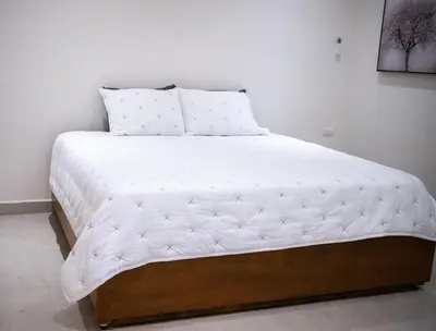 Cama o camas de una habitación en Casa Bokoba Cuatrocienegas
