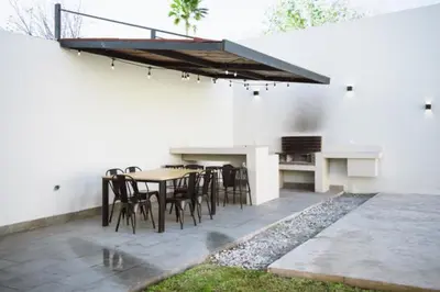 Un patio o zona al aire libre en Casa Bokoba Cuatrocienegas