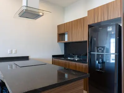 Plano de Spacious Apartment with Rooftop Pool near Malecon
