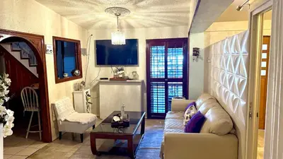 Zona de estar de Residence -Casa Roque- 10 min from the consulate