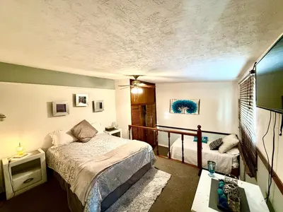 Cama o camas de una habitación en Residence -Casa Roque- 10 min from the consulate
