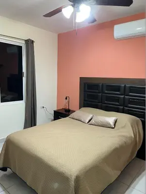 Cama o camas de una habitación en Depas José Cárdenas - 2 recámaras