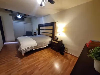 Cama o camas de una habitación en Casa centrica y acogedora para tu visita a Hermosillo