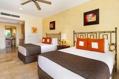 Cama o camas de una habitación en Villa Del Arco Cabo San Lucas