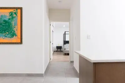 Plano de Spacious apartment with private pool by Malecon