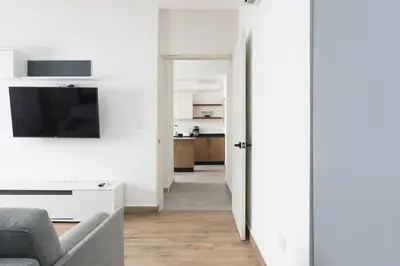 Plano de Spacious apartment with private pool by Malecon