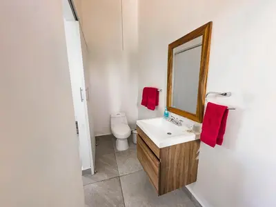 Un baño de Casa Serena