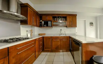 Una cocina o zona de cocina en Casa Prisma amplitud y privacidad