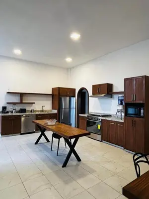 Una cocina o zona de cocina en Residencial Hacienda del Márquez