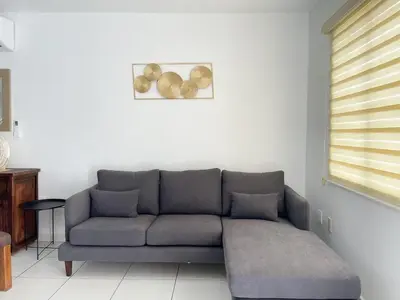 Zona de estar de Casa Coralina
