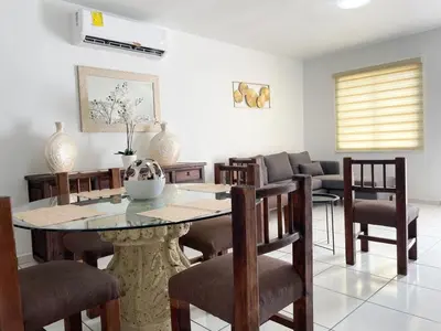 Zona de estar de Casa Coralina