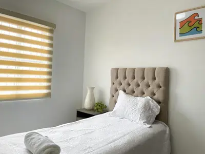 Cama o camas de una habitación en Casa Coralina