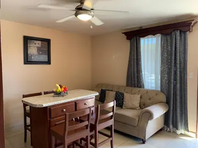 Zona de estar de Suites Posada Obregon