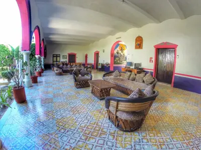 Zona de estar de Hacienda Santa Cruz Del Fuerte
