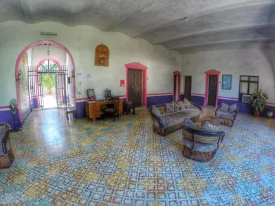 Zona de estar de Hacienda Santa Cruz Del Fuerte