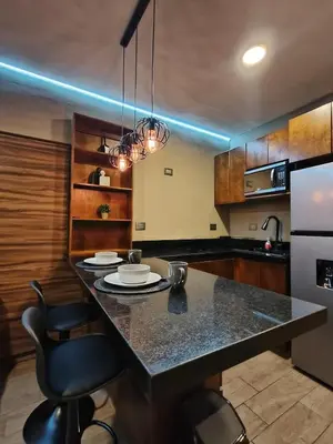 Una cocina o zona de cocina en Loft moderno y acogedor