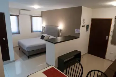 Cama o camas de una habitación en Casa Rosales