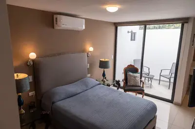 Cama o camas de una habitación en Casa Rosales
