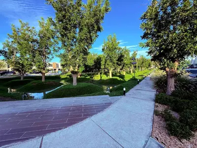 Jardín al aire libre en Casa Alamo